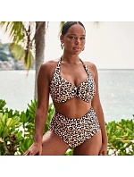 Style Loretta Top Bikini - horný diel 8746-1 braunschwarz - RosaFaia