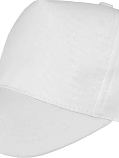 Result Headwear RC 084X 5-panelová čiapka s kšiltom 28.084X biela