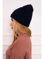 Fleecová čiapka Sylwia K244 navy blue