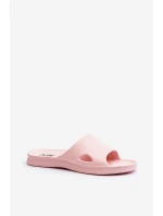 Klasyczne Klapki Damskie Różowe Juniria