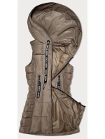 Dámske mikiny s kapucňou S'West Dark Beige (B8226-12)