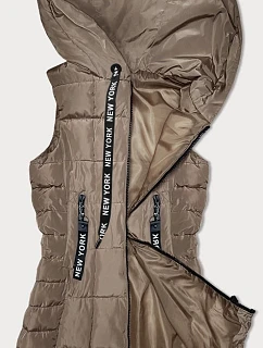 Dámske mikiny s kapucňou S'West Dark Beige (B8226-12)