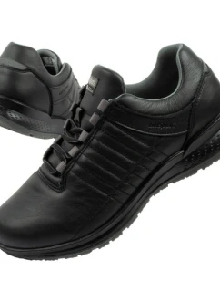 Grisport pánske športové topánky Nero avon kožené čierne pohodlné ľahké