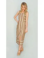 Hnedé bavlnené šaty (345ART)