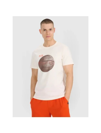 Pánske tričko s potlačou 4F 4FRSS25TTSHM3093-11S pánske