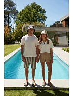 Beechfield B 90N Klobúk „Organic Cotton Bucket Hat“ 53.090N biely Beechfield B 90N Klobúk „Organic Cotton Bucket Hat“ 53.090N biely