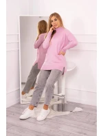 Stojanový sveter fialový