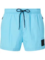 Pánske plavky Short Drawstring Swim Short CK Nylon KM0KM00868CU8 modrá - Calvin Klein Pánske plavky Short Drawstring Swim Short CK Nylon KM0KM00868CU8 modrá - Calvin Klein