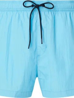 Pánske plavky Short Drawstring Swim Short CK Nylon KM0KM00868CU8 modrá - Calvin Klein
