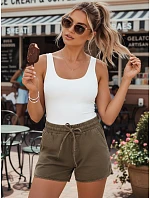 Dámske džínsové šortky CITYCHIC hnedé FashionStreet SY0364