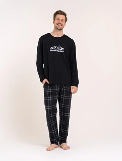 Pyžamo Moraj PDM5800-004 s dlhými rukávmi, veľkosti M–3XL
