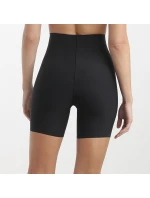 Dámske boxerky s vysokým pásom DIM MID WAIST PANTS - 69% POLYAMID, 31% ELASTAN - čierne