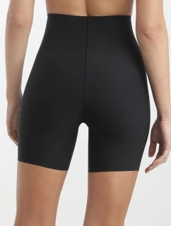 Dámske boxerky s vysokým pásom DIM MID WAIST PANTS - 69% POLYAMID, 31% ELASTAN - čierne