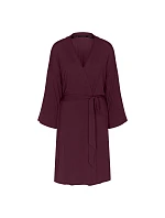 Dámsky župan Amourette Robe Claret bordó – TRIUMPH Dámsky župan Amourette Robe Claret bordó – TRIUMPH