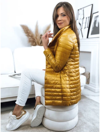 Dámska obojstranná prešívaná bunda KATIE yellow FashionStreet TY3546 Dámska obojstranná prešívaná bunda KATIE yellow FashionStreet TY3546