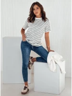 Dámske pruhované tričko RILANT navy blue FashionStreet RY2564 Dámske pruhované tričko RILANT navy blue FashionStreet RY2564