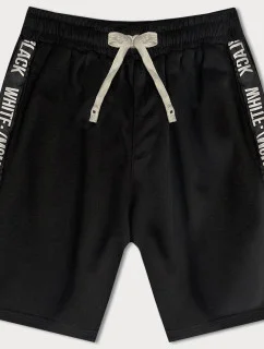Pánske krátke šortky čierne (8K933-3)