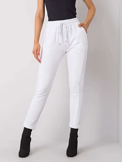 Dámske pletené chino nohavice biele (3589.07X)