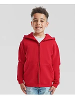 Fruit of the Loom Classic Kids Sweat Jacket Detská mikina s kapucňou 16.2045 tmavomodrá
