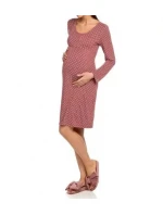 Dámska nočná košeľa 15070 - 548- Červená - Vamp