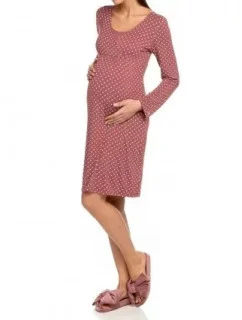 Dámska nočná košeľa 15070 - 548- Červená - Vamp