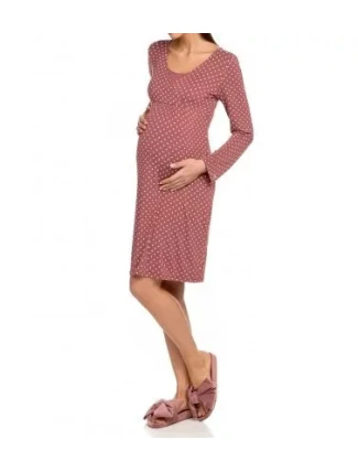 Dámska nočná košeľa 15070 - 548- Červená - Vamp