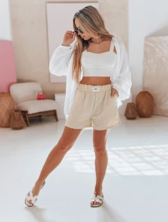 Dámske šortky OWN STYLE beige FashionStreet SY0453