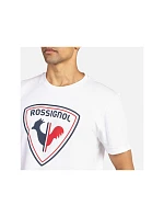 Pánske tričko ROSSIGNOL Cliffside Tee, biele Pánske tričko ROSSIGNOL Cliffside Tee, biele
