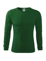 Fit-T LS pánska košeľa fľaškovo zelená