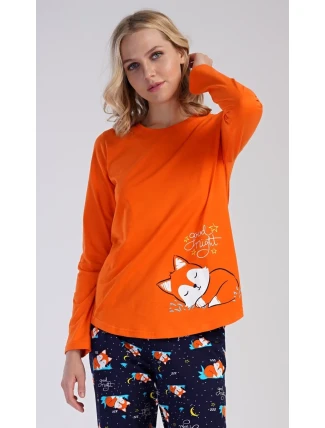 Dámske dlhé pyžamo Fox Dámske dlhé pyžamo Fox
