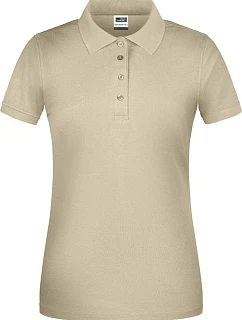 Daiber JN 873 Dámske pracovné polo tričko z bio piqué 02.0873 stone
