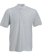 Fruit of the Loom Heavy 65/35 Pique Polo – polo tričko z hrubej bavlny 16.3204, melírovaná šedá Fruit of the Loom Heavy 65/35 Pique Polo – polo tričko z hrubej bavlny 16.3204, melírovaná šedá