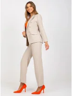 Dámske sako DHJ MA 15555 béžové - FPrice