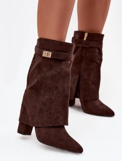 Topánky na podpätku model 219840 Krok vo veľkom štýle