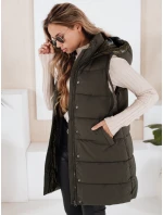 Dámska prešívaná vesta TOLIS zelená FashionStreet TY3299
