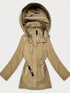 Tenká bunda s vyhrnutými rukávmi Goodlookin sand (KK60410-5#)