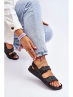 Damskie Lekkie Sandały Big Star LL274745 Czarne