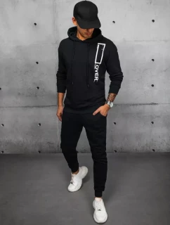 FashionStreet čierna pánska tepláková súprava AX0683