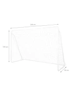 Bránka so sieťou a zameriavacím panelom Nils BR240P 2v1 240x150cm 10-10-821