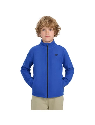 Chlapčenský fleece 4F M413 cobalt 4FJWAW25TFLEM413 36S