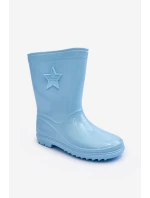 Dziecięce Gumowe Kalosze Jasnoniebieskie Malvi