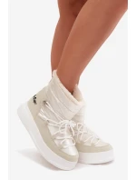 Dámske zimné topánky Lee Cooper LCJ 25 03 3815 White Dámske zimné topánky Lee Cooper LCJ 25 03 3815 White