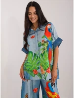 Košeľa DHJ KS 19007.32 modrá