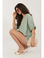 Košeľa s krátkym rukávom model 226470 Taliansko Moda