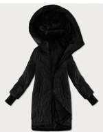 Dámska prešívaná pletená bunda S'West black (B8505-1) Dámska prešívaná pletená bunda S'West black (B8505-1)