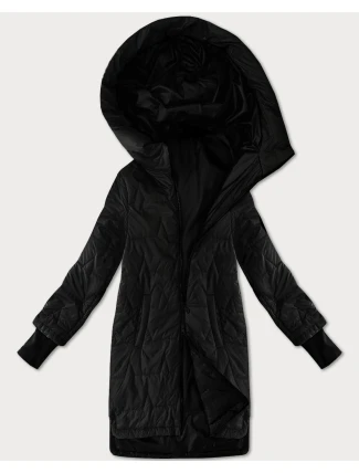 Dámska prešívaná pletená bunda S'West black (B8505-1) Dámska prešívaná pletená bunda S'West black (B8505-1)