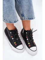 Dámske kožené vysoké tenisky GOE RR2N4101 Black Dámske kožené vysoké tenisky GOE RR2N4101 Black