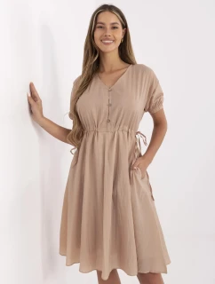 Šaty 217 SK 25663.02 béžová