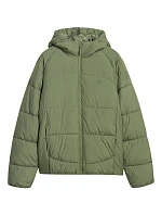 Pánska páperová bunda 4F M0708 khaki 4FRAW25TDJAM0708 43S pánska