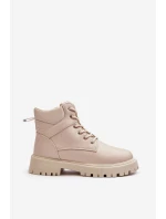 Dámsky zateplený trapper na zips Gremiva Beige Dámsky zateplený trapper na zips Gremiva Beige